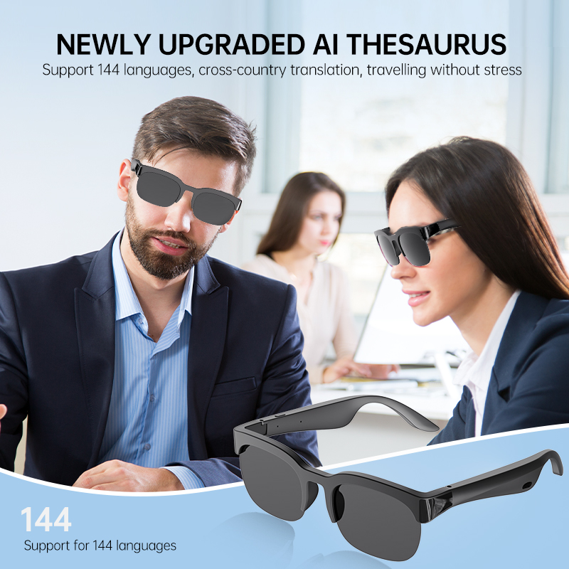 스마트 안경 골전도 무선 헤드셋 음악 통화 음성 어시스 - Smart Glasses Lens 리뷰 및 가격