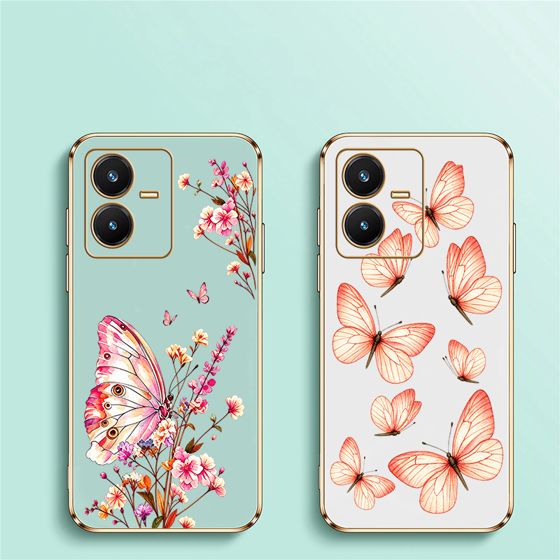 나비 그림이 그려진 케이스 - Vivo V40 SE,  - Vivo V40 리뷰 및 가격